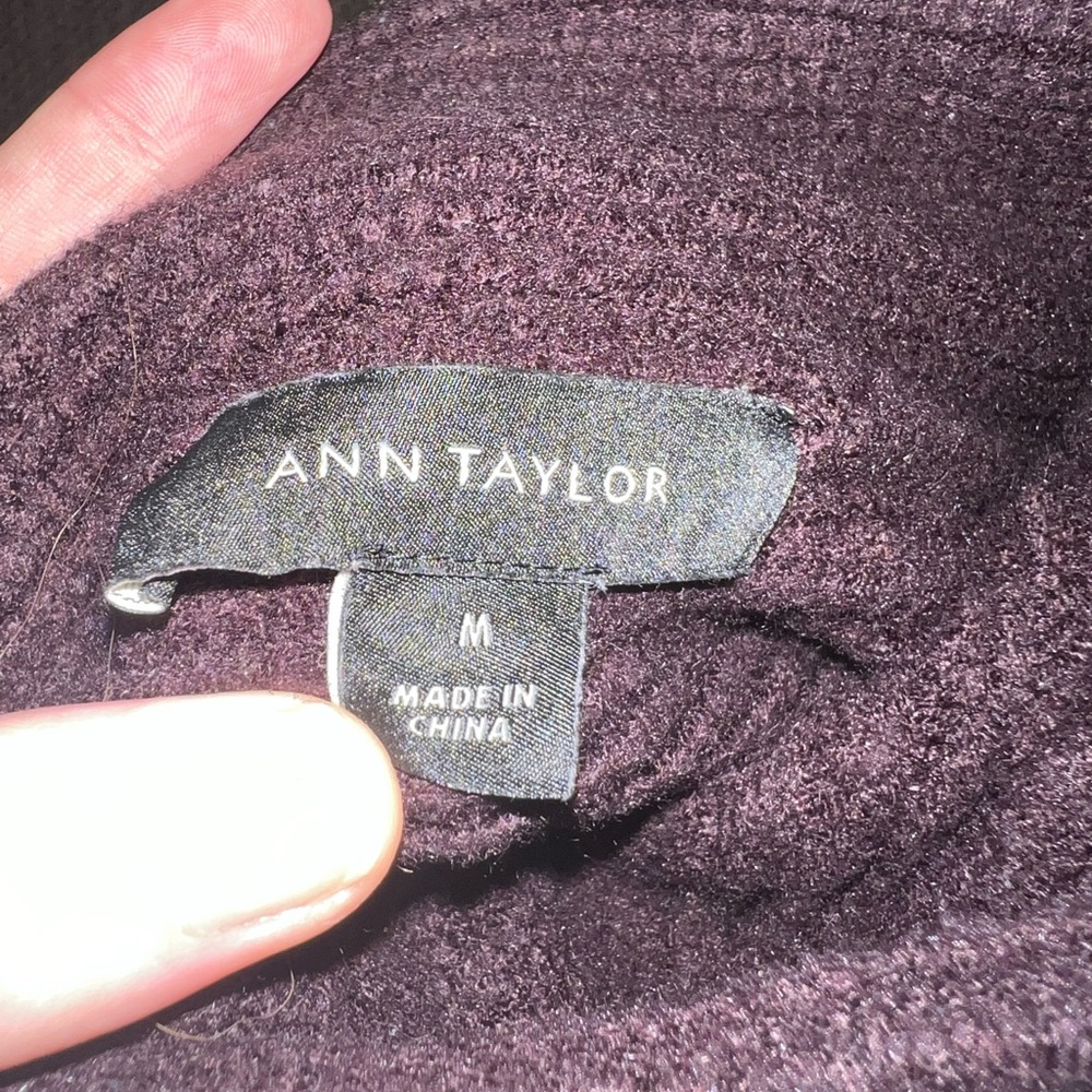 Ann Taylor Turtleneck Crop Sweater Size M